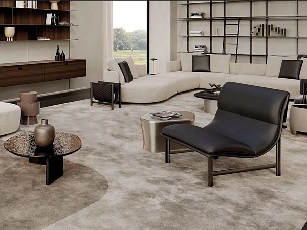 Upholstered armchair with soft back MisuraEmme Baltimora factory MisuraEmme from Italy. Foto №8