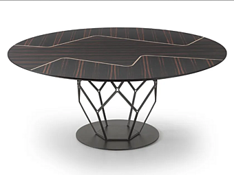 Round wooden table ESA i 4 Mariani