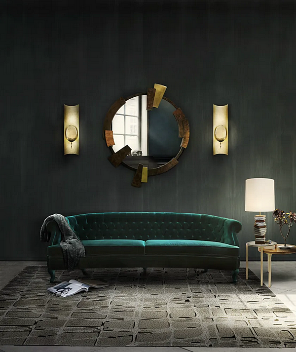 3-seater tufted velvet sofa Maree BRABBU factory BRABBU from Italy. Foto №2