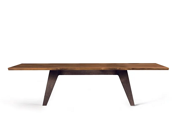 Rectangular walnut table Misura B 185 DALE factory DALE from Italy. Foto №1