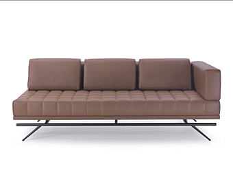 Leather Sofa Pigreco i 4 Mariani factory i 4 Mariani from Italy