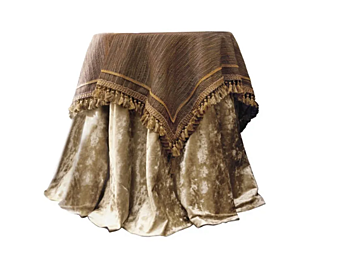 Round fabric living room table Essenza Habille Martini Interiors Round fabric living room table Essenza Habille Martini Interiors factory MARTINI INTERIORS from Italy