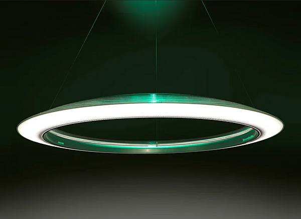 LED RGB pendant lamp PMMA Ameluna Artemide 1402010app factory Artemide from Italy. Foto №11