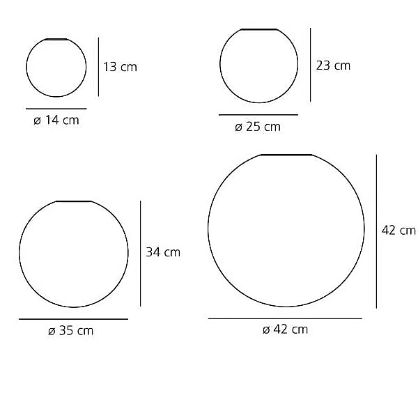 Halogen Blown Glass Wall Lamp Artemide Dioscuri 0112010A/0116010A/0117010A /1039110A factory Artemide from Italy. Foto №18