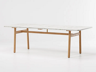 Rectangular garden table Riva KETTAL aluminum