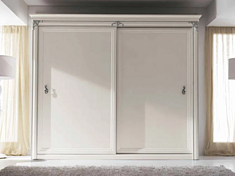 Wooden wardrobe with sliding doors Cortezari Clara 504 factory CORTE ZARI from Italy