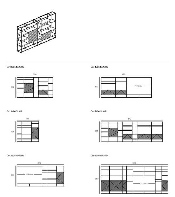 Rack HENGE LB.020CC010 factory HENGE from Italy. Foto №5