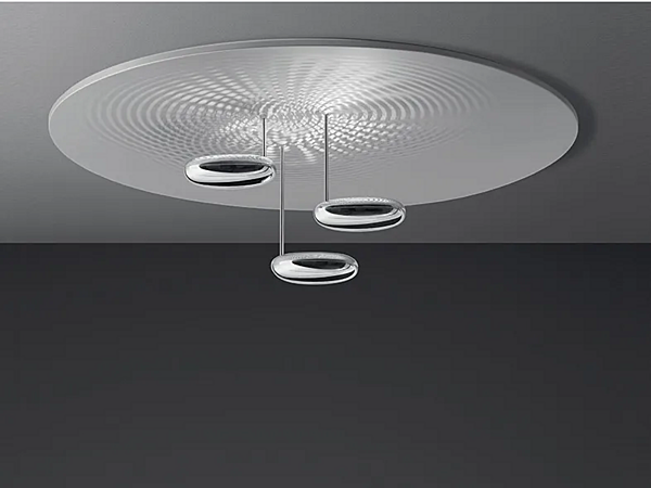 Ceiling Lamp Droplet Die Cast Aluminium Artemide 1474W10A, 1474110A factory Artemide from Italy. Foto №1