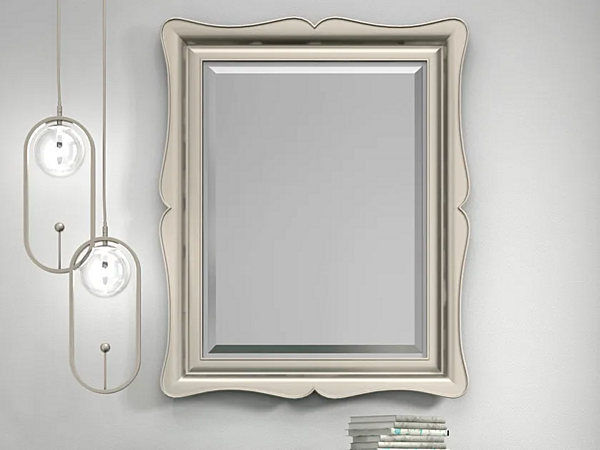 Rectangular wall mounted mirror with frame CASA +39 Prestige 2 C22403 factory CASA +39 from Italy. Foto №1