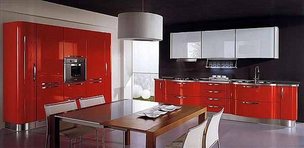 Kitchen LUBE CUCINE Katia-6 factory LUBE CUCINE from Italy. Foto №1