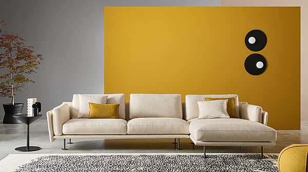 Couch TWILS Harold 355CP1N 2072C factory TWILS (VENETA CUSCINI) from Italy. Foto №6