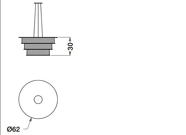 Outdoor pendant lamp made of wood and metal CPRN HOMOOD OD1054, OD1055 factory CPRN HOMOOD from Italy. Foto №4