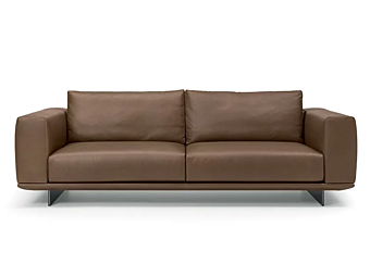 Two-seater leather sofa Asso i 4 Mariani