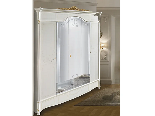 Mirrored wooden wardrobe CASA +39 ROSSINI 2514, 2515 factory CASA +39 from Italy. Foto №2