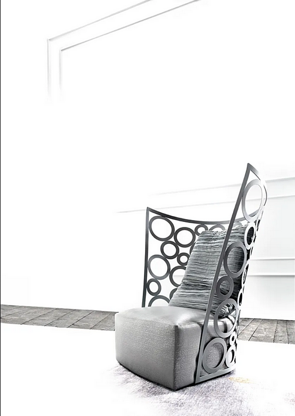 Upholstered armchair with headrest ERBA ITALIA ICONA factory ERBA ITALIA from Italy. Foto №10