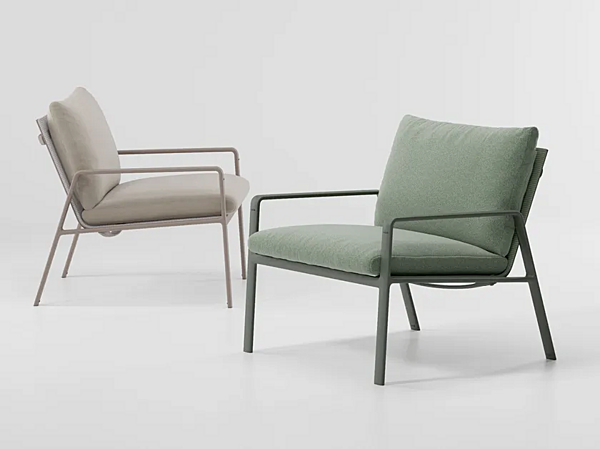Garden armchair with soft back KETTAL Park Life factory KETTAL from Italy. Foto №1