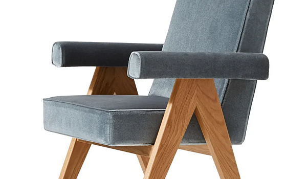 Fabric armchair with soft backrest CASSINA Committee factory CASSINA from Italy. Foto №4