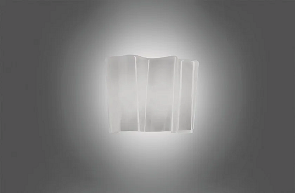 LED wall lamp made of blown glass Logico Artemide 0391010A/0391030A/0395030A/0846030A factory Artemide from Italy. Foto №2