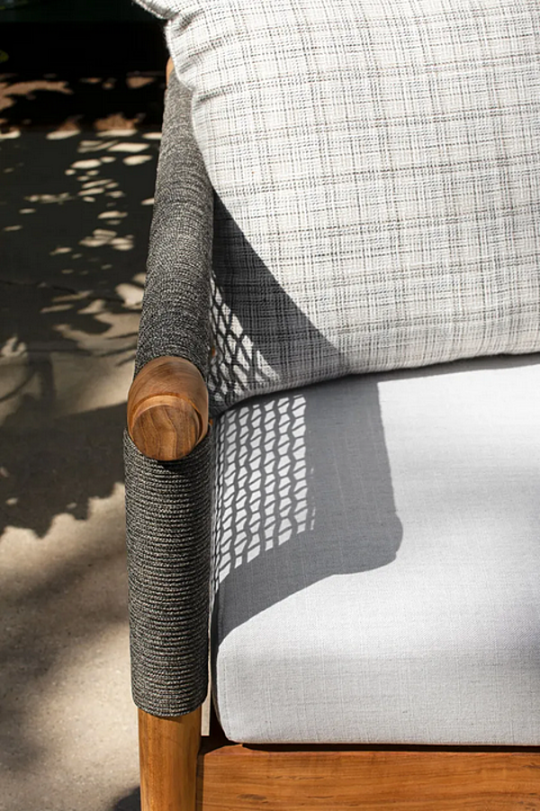 Garden armchair with armrests fabric Lodge Atmosphera LG.PL factory ATMOSPHERA from Italy. Foto №5