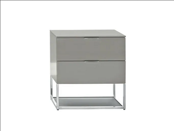 Rectangular bedside table in wood with quilted panel Molteni & C 909 factory Molteni & C.(+VITRA) from Italy. Foto №1