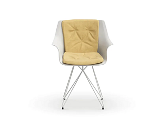 Trestle Chair with Armrests Leaf Nidi factory nidi from Italy