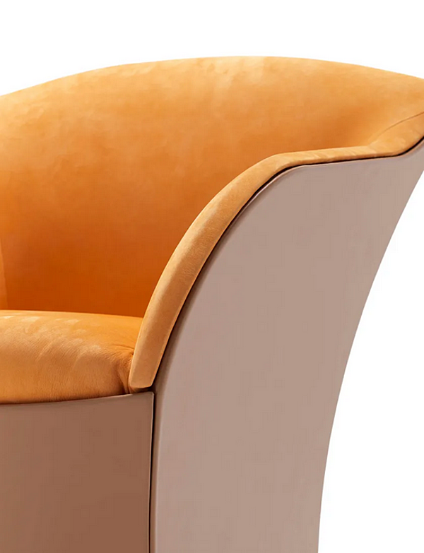 Upholstered Leather Easy Chair FASEM Bona factory FASEM from Italy. Foto №7