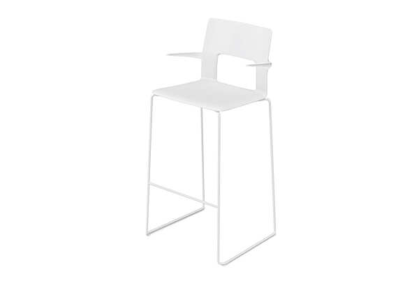 Bar stool DESALTO Kobe - swivelling barstool with adjustable height factory DESALTO from Italy. Foto №4