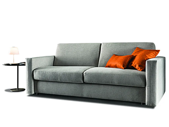 Sofa bed in leather or fabric VIBIEFFE 2200 Squadroletto