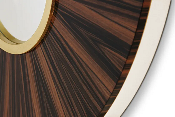 Round Framed Wall Mirror Iris BRABBU factory BRABBU from Italy. Foto №4