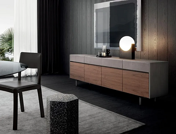 Wooden sideboard with doors i 4 Mariani Equa factory i 4 Mariani from Italy. Foto №5