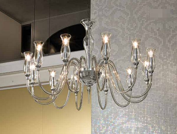 Chandelier SYLCOM 1020/5  factory SYLCOM from Italy. Foto №3