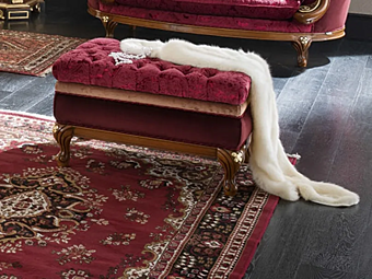 Rectangular Fabric Pouf Modenese Luxury Interiors 15511 Rectangular Fabric Pouf Modenese Luxury Interiors 15511 factory MODENESE GASTONE from Italy