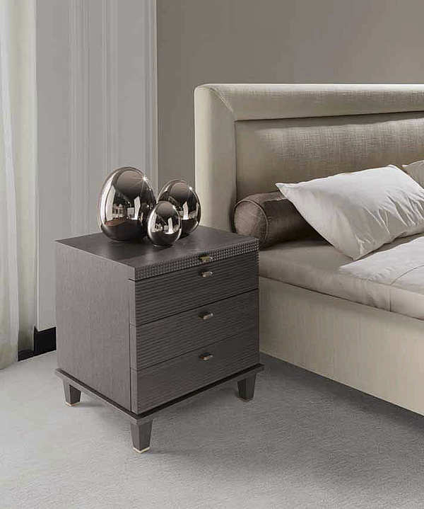 Bed ANGELO CAPPELLINI Opera RAMIRO 44900 factory ANGELO CAPPELLINI from Italy. Foto №3