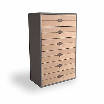 Wooden chest of drawers CARPANELLI Desyo Lux factory CARPANELLI from Italy