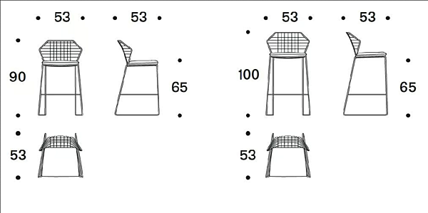 Garden Stool High Fabric Saba New York Soleil factory SABA from Italy. Foto №5