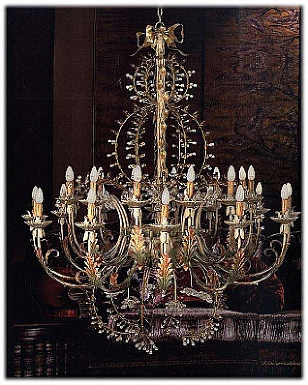 Chandelier MECHINI L219/24 factory MECHINI from Italy. Foto №1