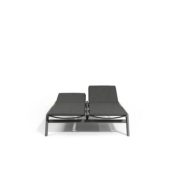 Double Sun Lounger in Textilene and Aluminium Nevada Atmosphera factory ATMOSPHERA from Italy. Foto №4