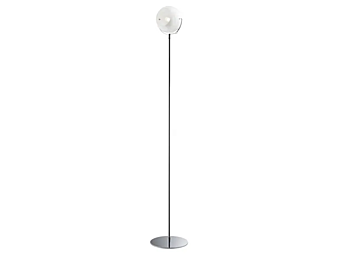 Adjustable Chrome Plated Floor Lamp Fabbian Beluga White Adjustable Chrome Plated Floor Lamp Fabbian Beluga White factory Fabbian from Italy