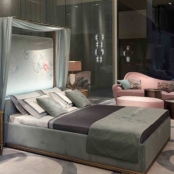 Bed ANGELO CAPPELLINI ALLURE 34200/18 factory ANGELO CAPPELLINI from Italy. Foto №1