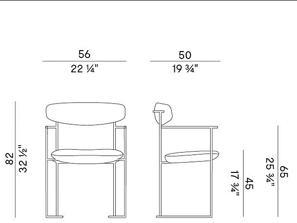 Easy chair with removable cover fabric and metal Potocco Keel 922 P 922/P factory POTOCCO from Italy. Foto №5