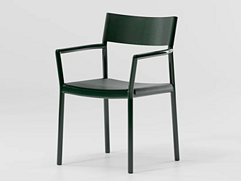 Aluminium armchair with armrests KETTAL Passage