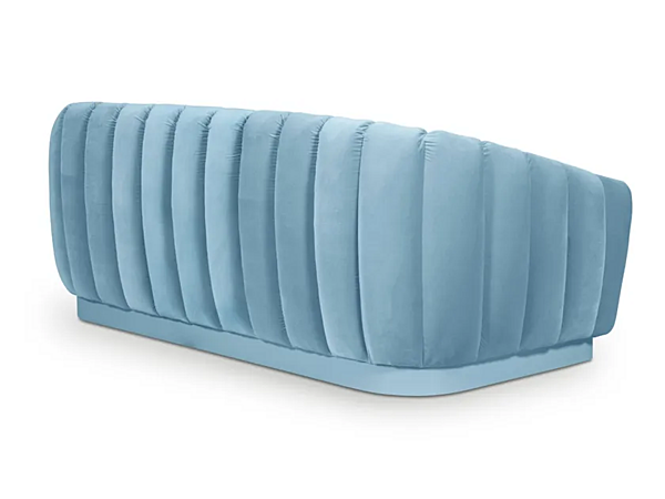 3-seater velvet sofa with soft back BRABBU OREAS factory BRABBU from Italy. Foto №3