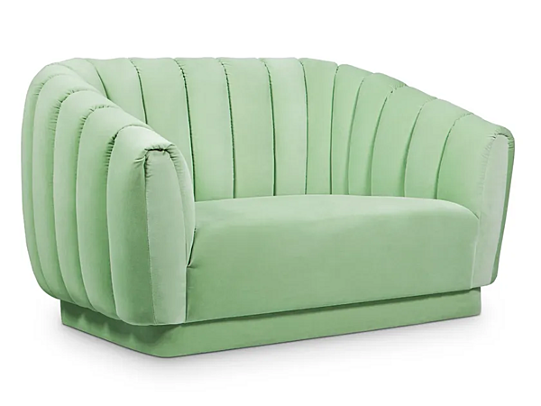 Velvet armchair with armrests BRABBU Oreas factory BRABBU from Italy. Foto №1