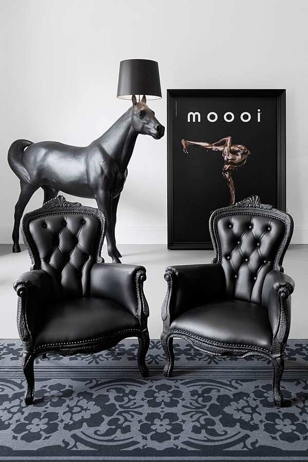 Chair MOOOI Smoke Armchair MOSMKE-B---A factory MOOOI from Italy. Foto №4