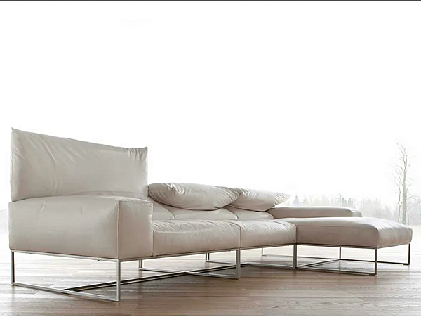 Recliner Sectional Sofa in Fabric ERBA ITALIA Forever Young Collection factory ERBA ITALIA from Italy. Foto №4