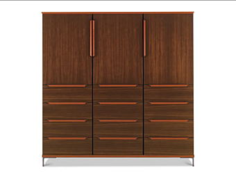 Tall wooden office storage unit with drawers I 4 Mariani Paso Doble