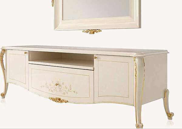 TV cabinet Ricasoli A.R. Arredamenti wood design 954 factory A.R.ARREDAMENTI SRL from Italy. Foto №1