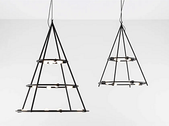 Steel pendant lamp El Poris Artemide 1085030A