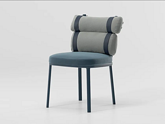 Fabric Garden Chair with Soft Back KETTAL Roll