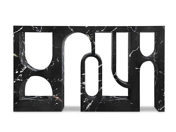Rectangular wooden console table BRABBU Colosseum II factory BRABBU from Italy. Foto №1